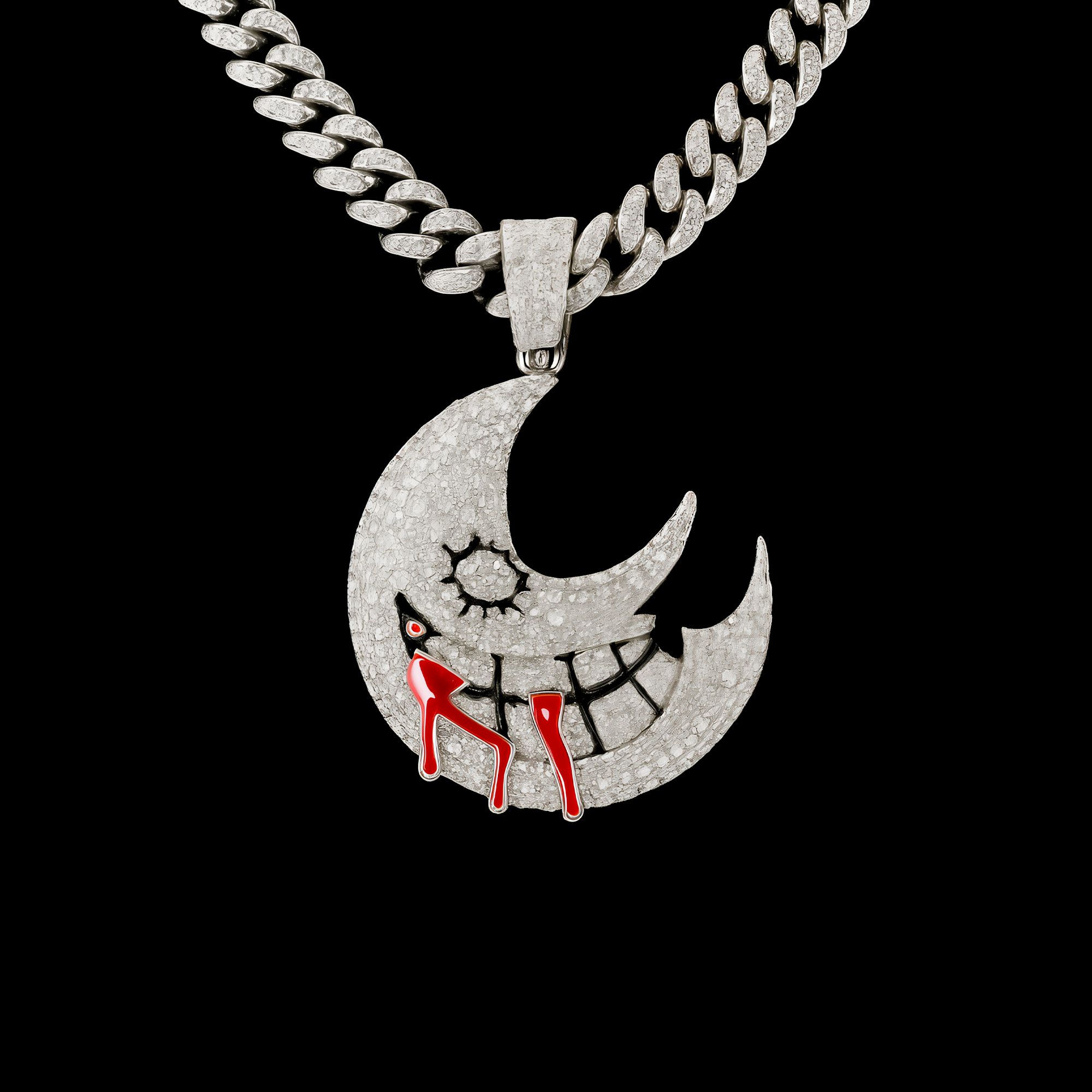 D3 Trippie Redd Iced Out Chain + Pendant