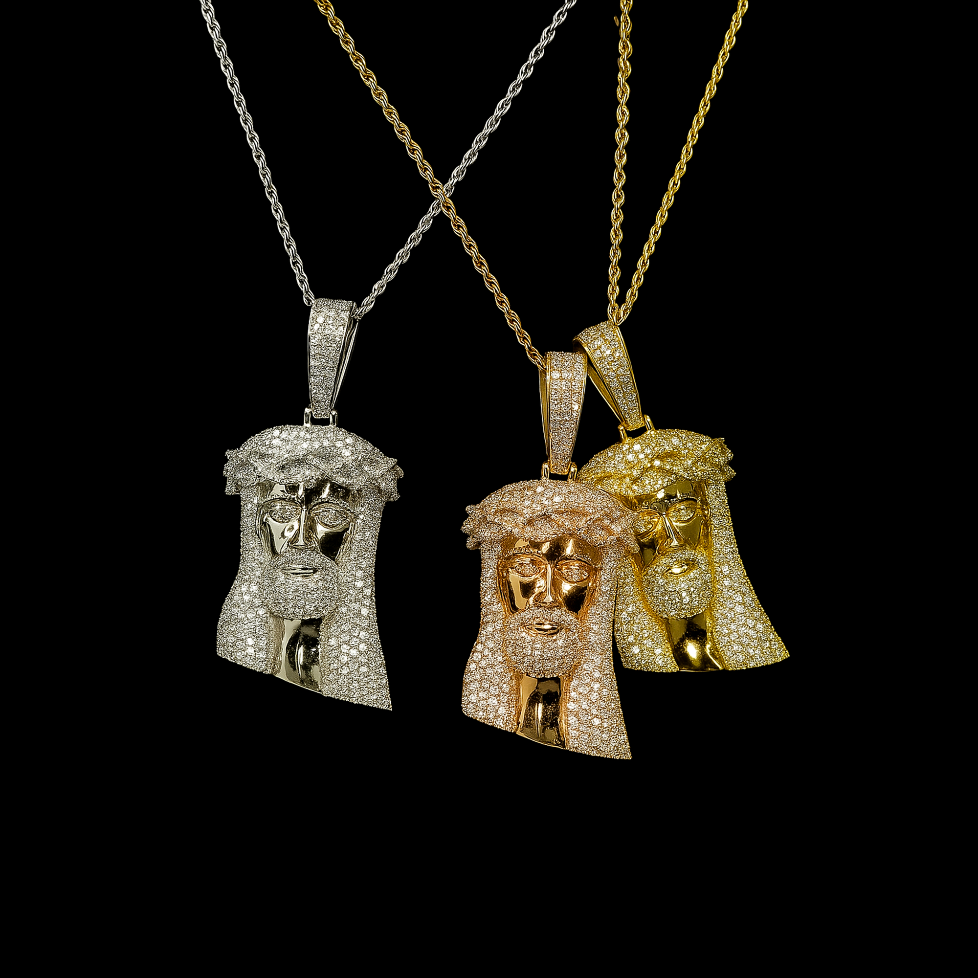 Iced Out Jesus Pendant